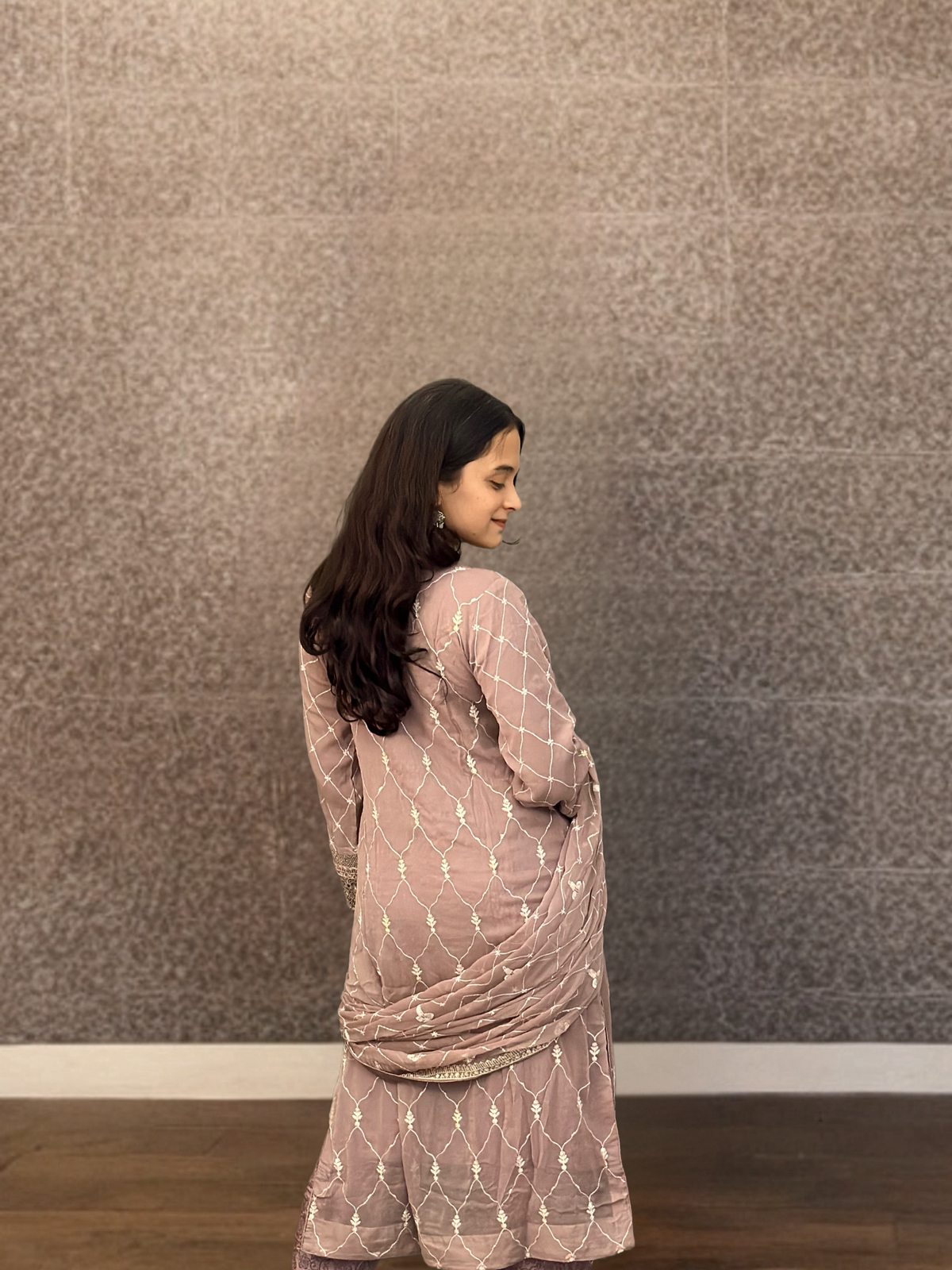 Lavender Regal Ensemble - The Bangalorean Darzi